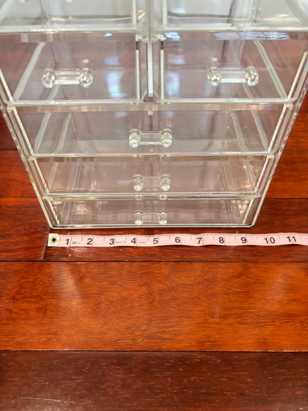 Acrylic Clear Organizer Storage with Drawers 11x9x6 inches - Picture 4 of 6